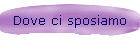 Dove ci sposiamo